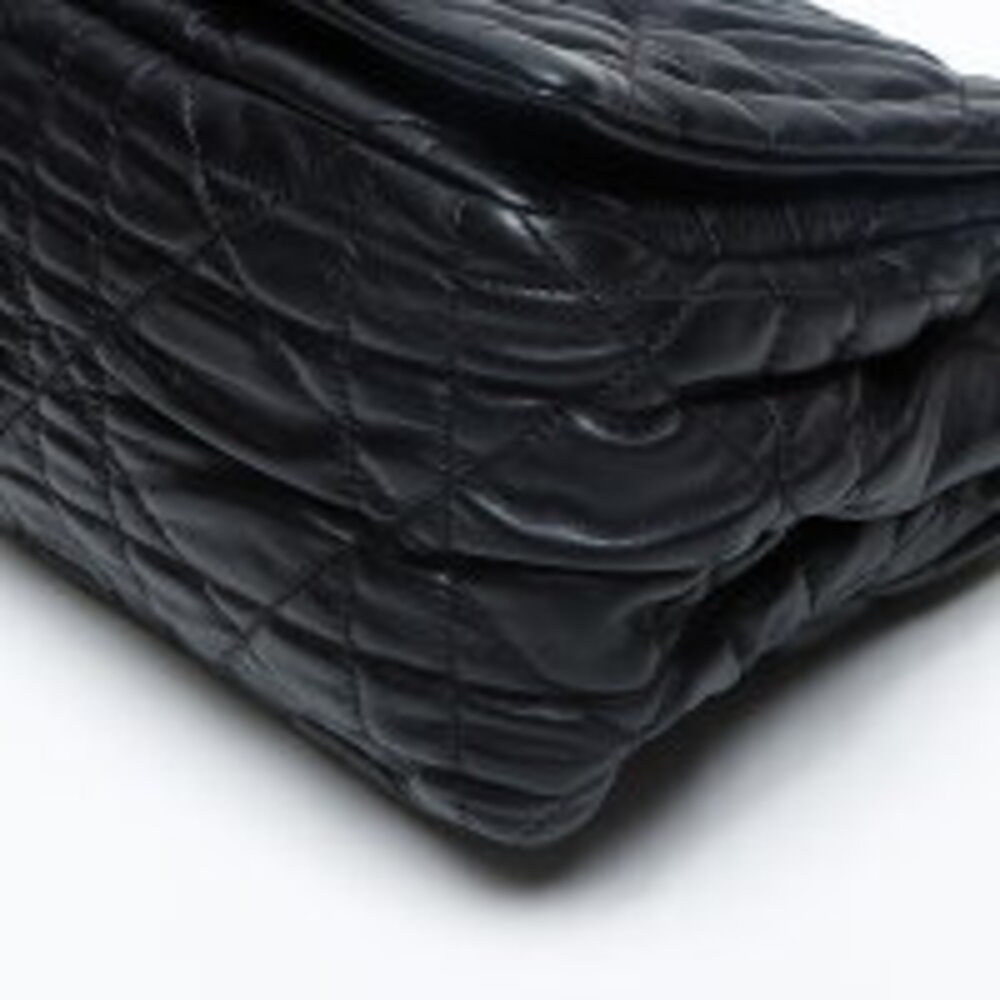 Christian Dior Cannage Flap Leather Handbag Black - Picture 7 of 13